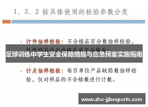 足球训练中学生安全保障措施与应急预案实施指南